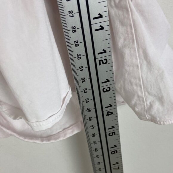 Natori Smocked Crop Top White Puff Sleeves Size Small Ribbed Josie Square Neck S - Picture 11 of 12